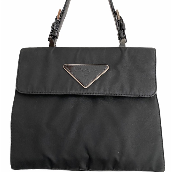 prada top handle bag